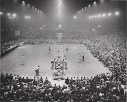Barton Hall, basketball game, date unknown