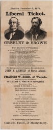 Election November 5, 1872: Liberal Ticket