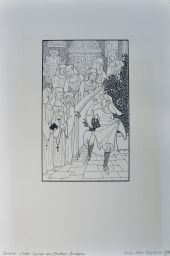Illustration for "A Renaissance Storybook" (Sister Savina and Brother Girolamo)