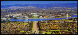 Land Axis from Mount Ainslie (Canberra, AU)