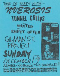 Gilman Street Project, 1987 December 13