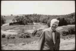 Newman with arboretum behind (further back)