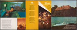 Hotel Inter-Continental travel brochure for Papeete, Tahiti