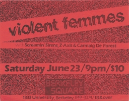 Berkeley Square, 1984 June 23