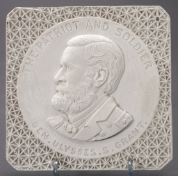 Grant The Patriot And Soldier Ceramic Mold Element?, ca. 1868