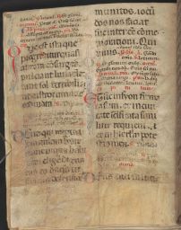Parchment fragment on f. 238v