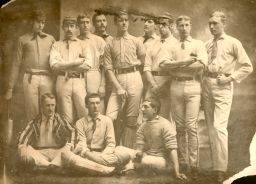 Cricket, 1883 team, group photograph