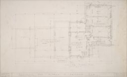 Cellar Floor Plan for Alfred H. Ericson House