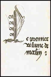 Le premier volume de merlin [Title page of Volume I] (from Merlin, History)