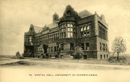 Dental Hall (built 1895, Edgar V. Seeler, architect; now Hayden Hall), exterior