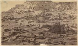 Haynes in Anatolia, 1884 and 1887: View of landscape with rock cut elements (possibly Cappadocia)