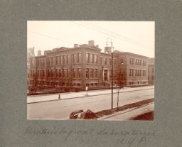 Lea Institute of Hygiene (built 1892, demolished 1995, Collins and Autenreith, architects; also known as Bacteriological Laboratory, Lea Laboratory of Hygiene, Smith Hall and Smith Chemistry Laboratory), exterior