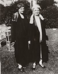 Flora Rose and Martha Van Rensselaer ca. 1919