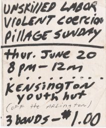 Kensington Youth Hut, 1985 June 20