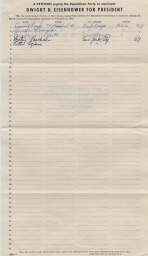 Republican Party Presidential Petition, 1952