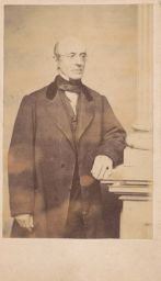 Garrison condemns slavery, writes of his career in the abolitionist movement, and the effect of the Civil War on slavery. With Carte-de-visite