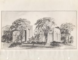 Proposed Art Museum for Princeton University, Princeton N.J.