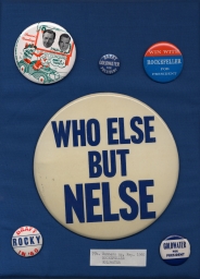 Nixon, Rockefeller, and Goldwater Campaign Buttons, ca. 1960