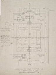 Construction Plan of Garden for Mrs. A. L. Daniels in Wenham, Massachusetts