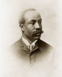 Miles Tucker (1856-1904), Ph.B. 1887, portrait photograph