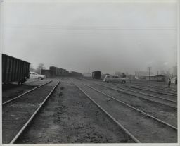Texas & Pacific Freight Yard Looking West