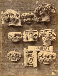 Royal Architectural Museum. Plaster Casts (Capitals) from Ely Cathedral 