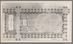 Plan showing development for grounds in connection with McKinley School in Schenectady, New York (school playgrounds)