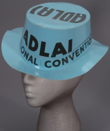 Stevenson Democratic National Convention Cardboard Hat, 1956