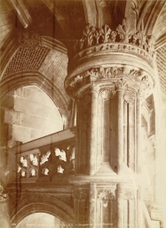 Château de Blois, Interior Detail of the Grand Staircase Tower (Louis XII Wing)      