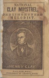 Cover of National Clay Minstrel, and Frelinghuysen Melodist
