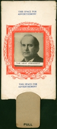 Bryan-William H. Taft Portrait Advertising Card, ca. 1908