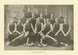 Gymnastics, 1899 varsity team, group photograph