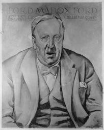 Drawing of Ford Madox Ford