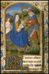 [Flight Into Egypt] (from a Book of Hours)