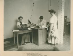 Students in the Department of Plant Pathology, New York State College of Agriculture
