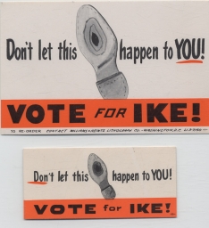 Don't let this happen to You! Vote for Ike! Cards