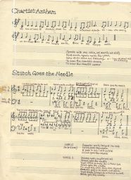 Chartist Anthem; Stitch Goes the Needle