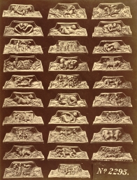 Royal Architectural Museum. Plaster Casts (Misericords) from Gloucester Cathedral 