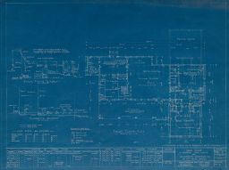 Plumbing and Electricity Blue Print for Penderlea Farm House No. 1