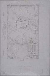 General Design Plan for the estate of Mr. and Mrs. Arthur G. Cummer