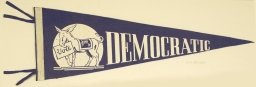 Vote Democratic Pennant, ca. 1948