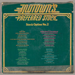 Motown's preferred stock, stock option no. 2