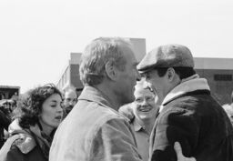 Paul Newman on the set of Fort Apache, The Bronx, March 24