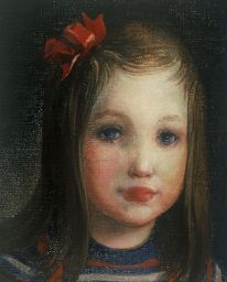 Portrait of Alison Bishop, age four