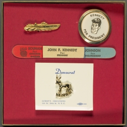 Kennedy-Lyndon B. Johnson Campaign Items, ca. 1960