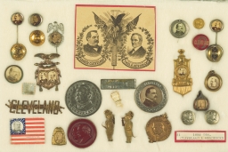 Cleveland-Hendricks Campaign Items, ca. 1884