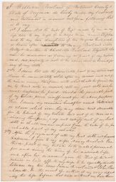 Last Will and Testament of William Rowland leaving slaves to family members