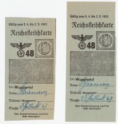 Reichsfleischcarte [State Meat Ration Card]