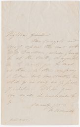 Letter to Governor Throop