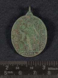 Brass/copper alloy medallion